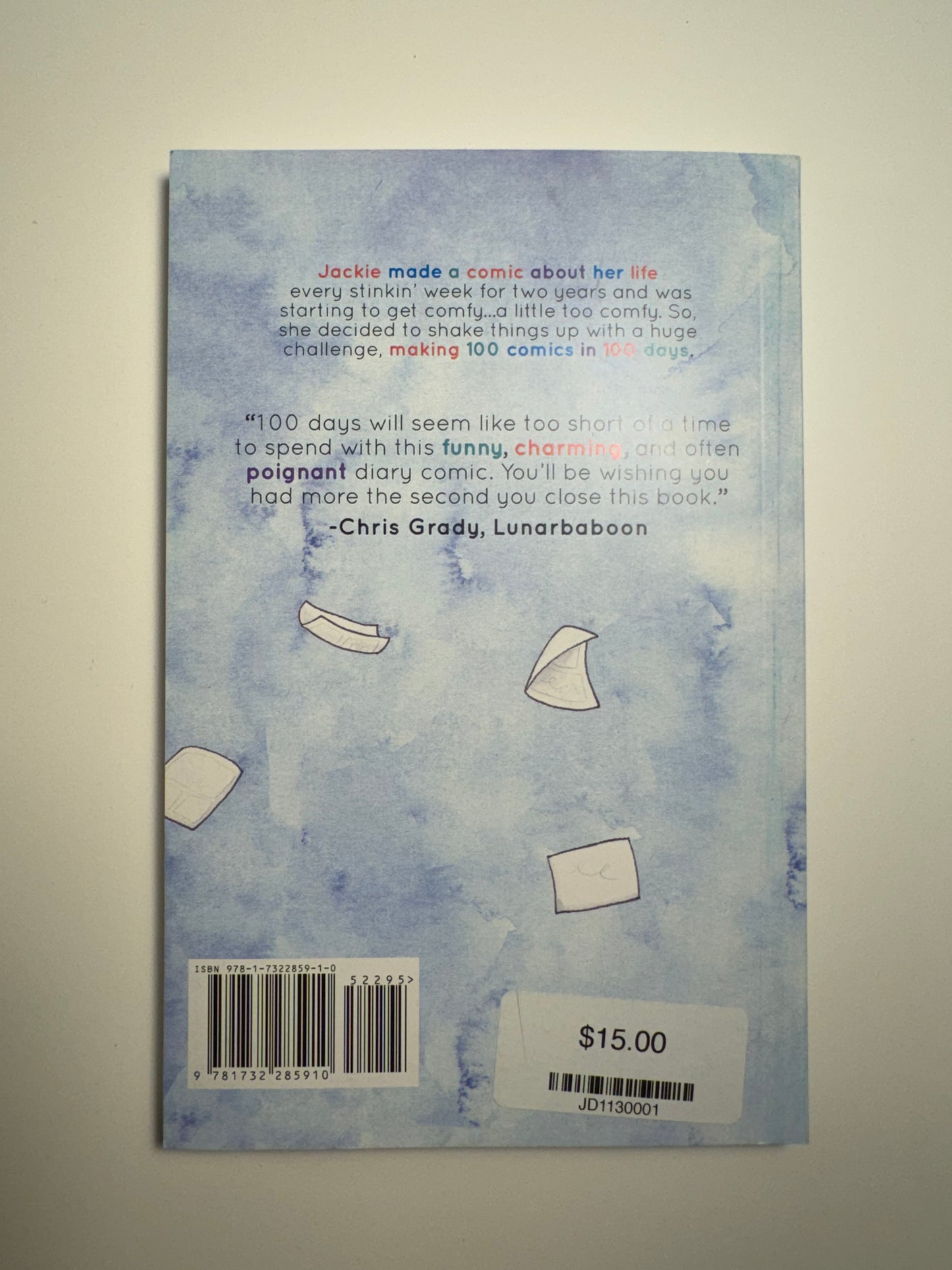 100 Comics in 100 Days Book w/ Desk Doodle