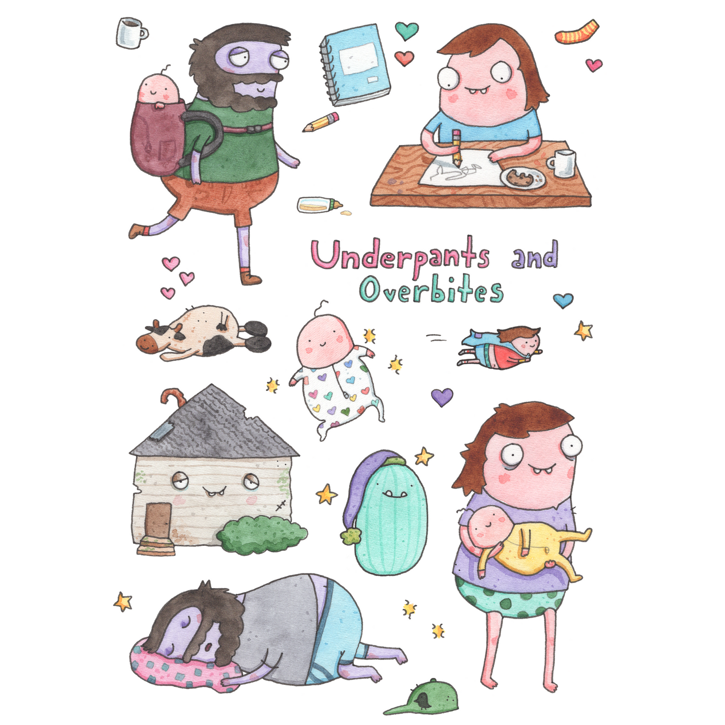 Cozy Family Sticker Sheet
