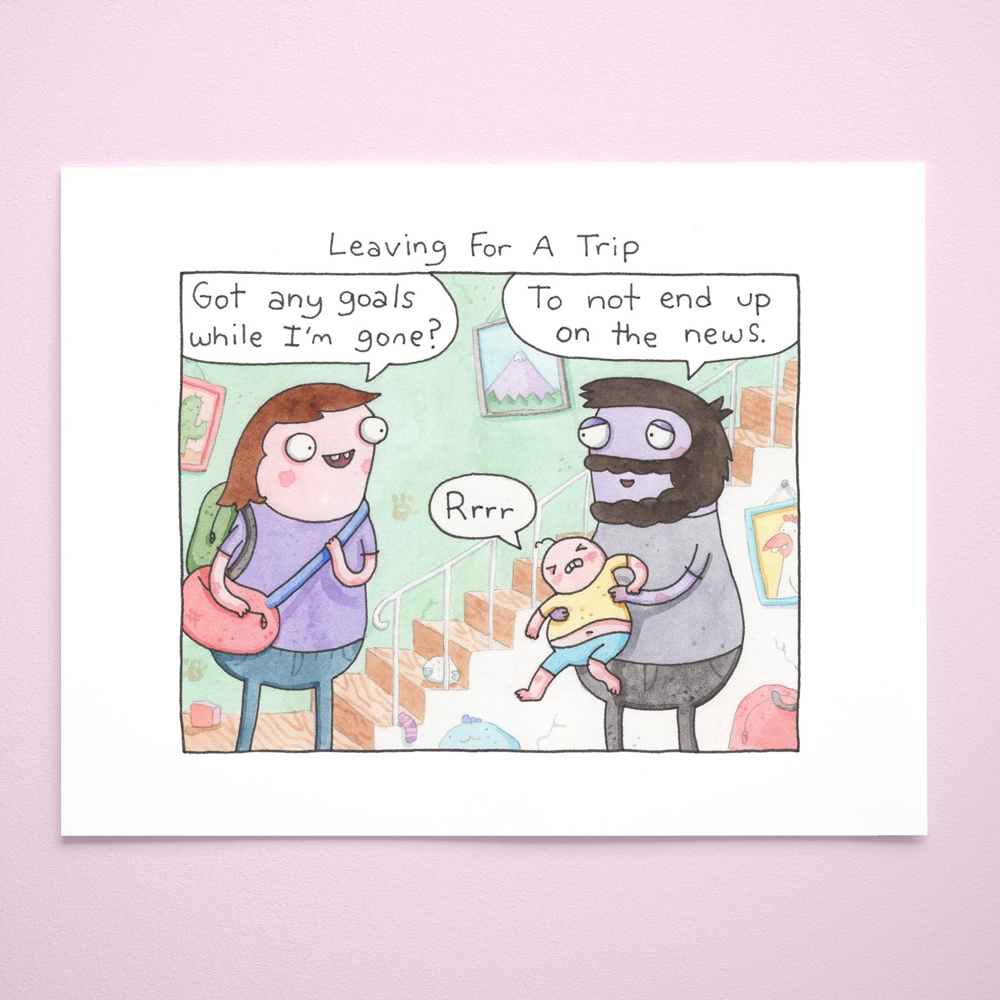 Leaving For A Trip