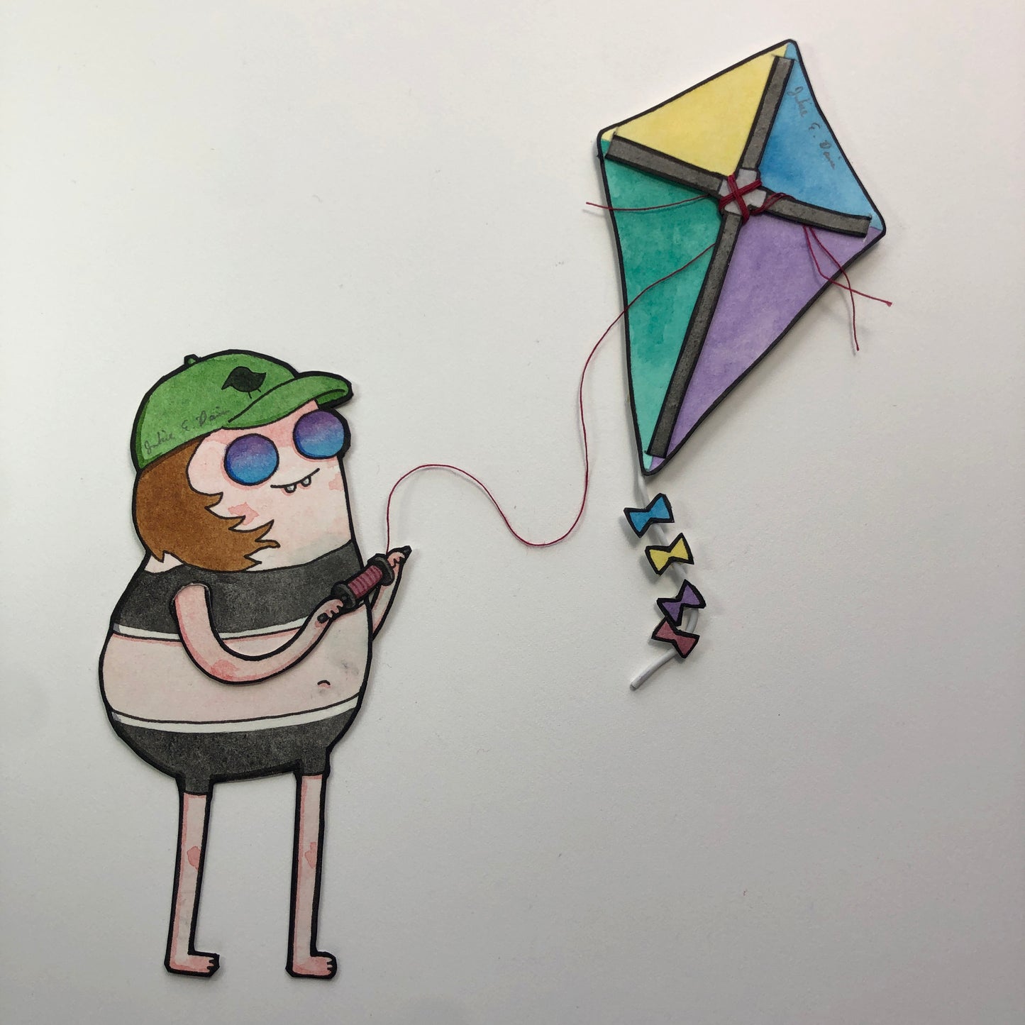 Kite Flying Cutout