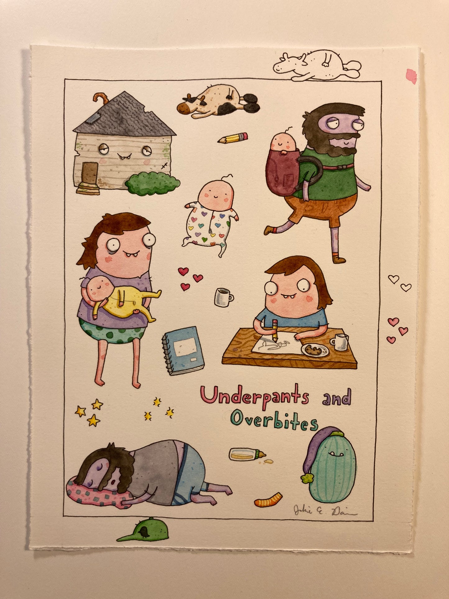 Underpants and Overbites Sticker Sheet